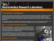 Tablet Screenshot of neurorobotik.de